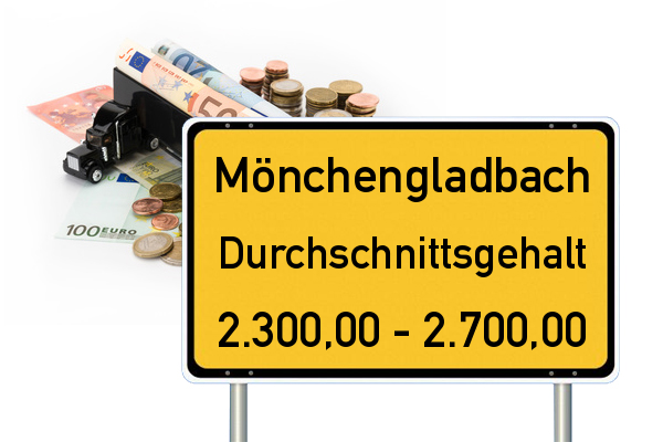 Mönchengladbach Durchschnittseinkommen Kraftfahrer Gehalt