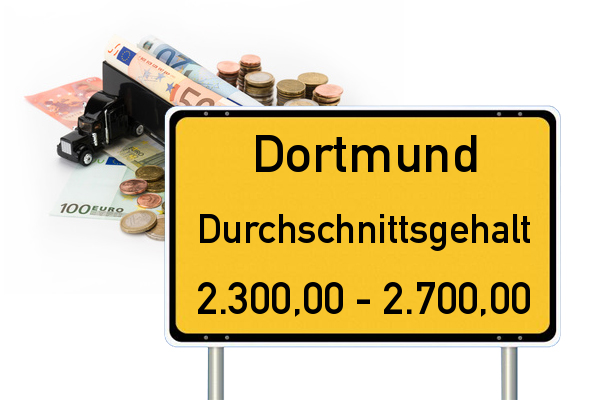Dortmund Durchschnittsgehalt Verdienst Berufskraftfahrer