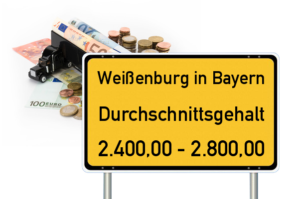 Weißenburg in Bayern Durchschnittsgehalt Verdienst LKW Fahrer